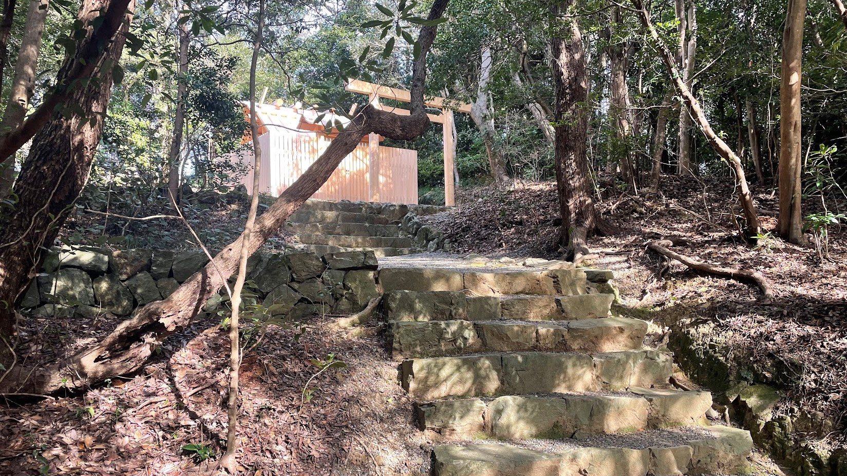 神前神社｜かなりきつい石段を登った小井戸口山の頂にある神社