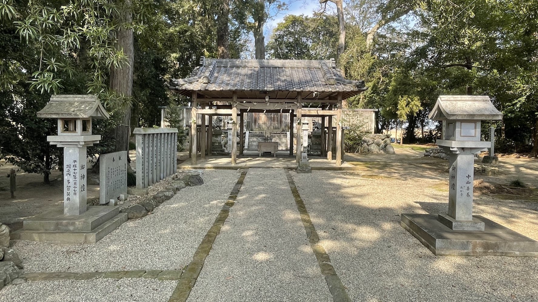 豊地神社｜スサノオが祀られる参道が長くきれいに整備された神社
