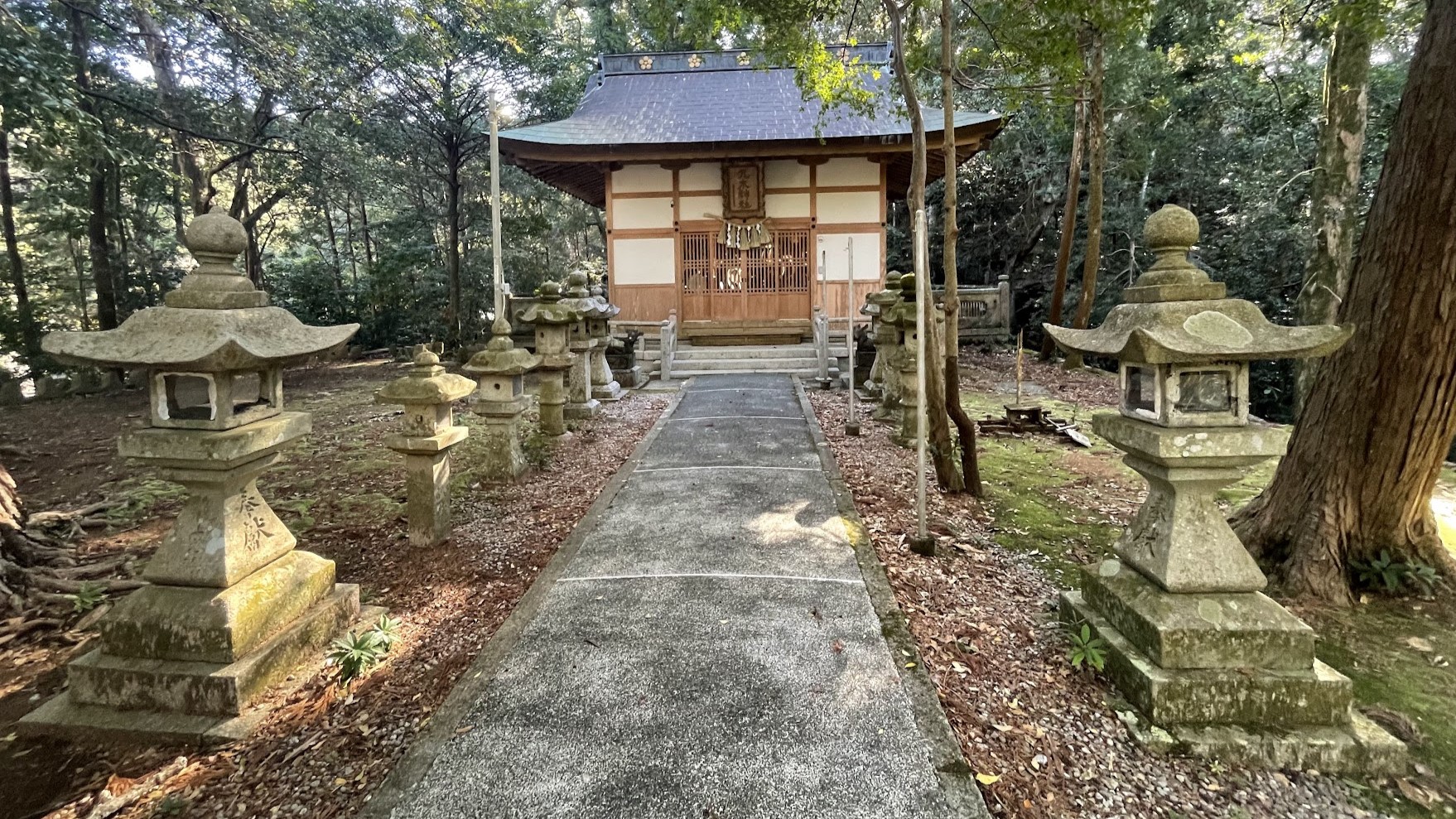 九木神社｜樹叢が天然記念物に指定されている岬の上にある神社